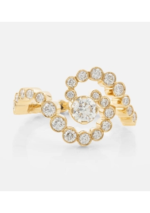 Sophie Bille Brahe Ocean de Ciel 18kt gold ring with diamonds