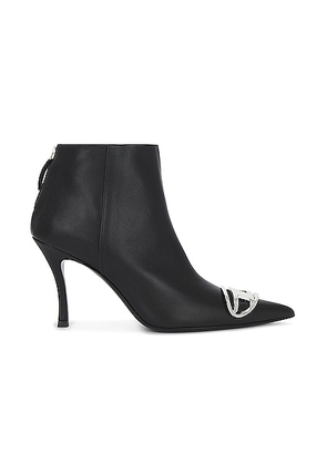 Diesel Venus Heel in Black Leather - Black. Size 10 (also in 6, 7, 7.5, 8.5, 9).