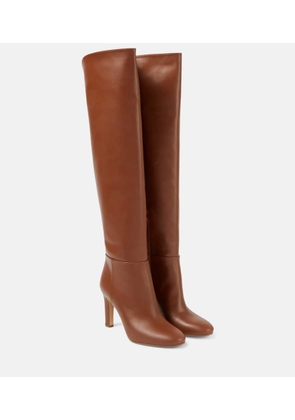 Gabriela Hearst Linda leather over-the-knee boots