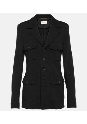 Saint Laurent Wool-blend blazer