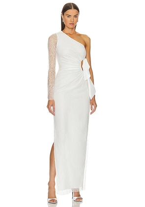 Lovers and Friends Hollyn Gown in White. Size L, S, XL, XS, XXS.