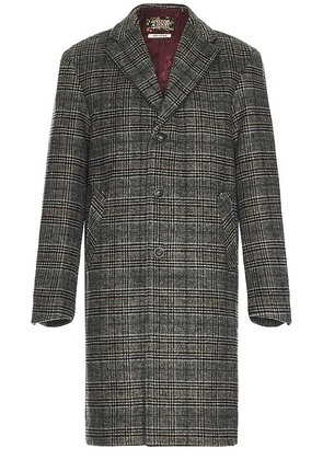 Scotch & Soda Hairy Boucle Overcoat in Grey. Size M, XL/1X.