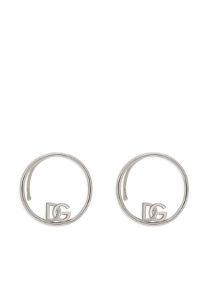 Dolce & Gabbana DG-logo ear cuffs - Silver