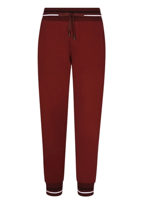 Dolce & Gabbana logo-print cotton track pants - Red