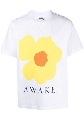 Awake NY graphic-print cotton T-shirt - White