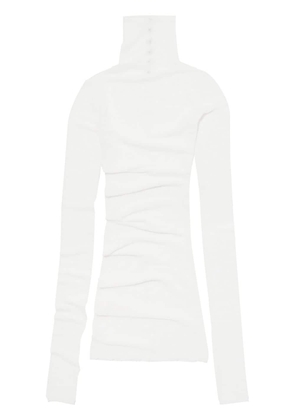 Proenza Schouler high-neck mesh top - White