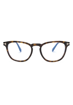 TOM FORD Eyewear pantos-frame glasses - Brown