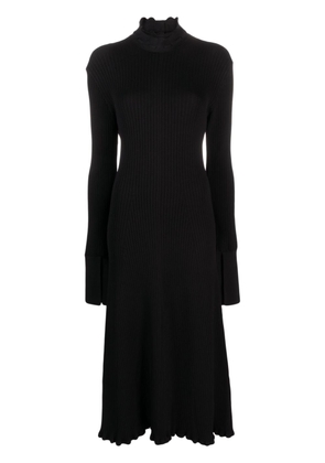 Philosophy Di Lorenzo Serafini high-neck fully-pleated maxi dress - Black