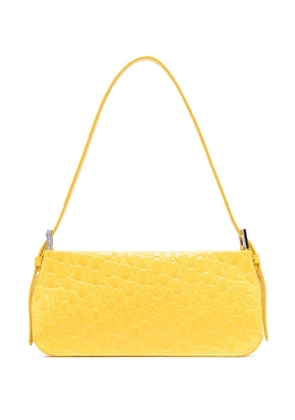 BY FAR Rachel crocodile-effect shoulder bag - Yellow