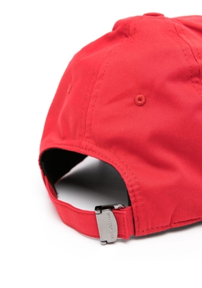 Dolce & Gabbana logo-plaque stretch-cotton hat - Red