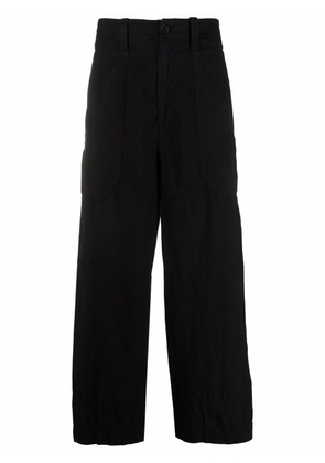 Barena cropped wide leg trousers - Black