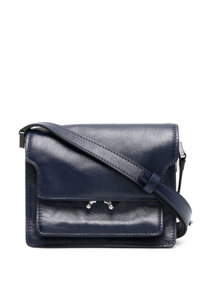 Marni Trunk leather shoulder bag - Blue