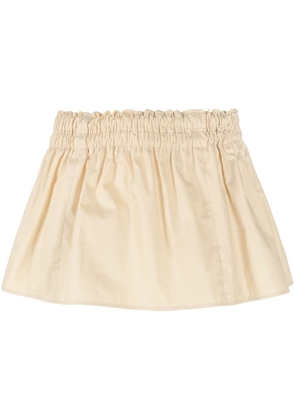 Fabiana Filippi pleated mini skirt - Neutrals