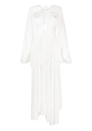 Acler Finnegan pleated dress - White