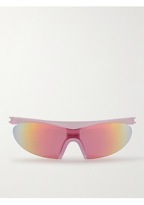 DISTRICT VISION - Koharu Polycarbonate Mirrored Sunglasses - Men - Pink