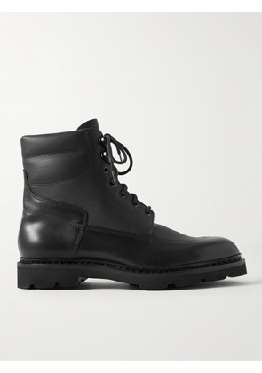 John Lobb - Weekend Panelled Leather Boots - Men - Black - UK 6