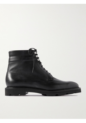 John Lobb - Alder Burnished-Leather Boots - Men - Black - UK 6