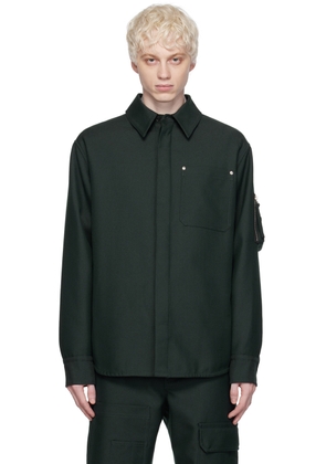 Helmut Lang Green Shirt Jacket