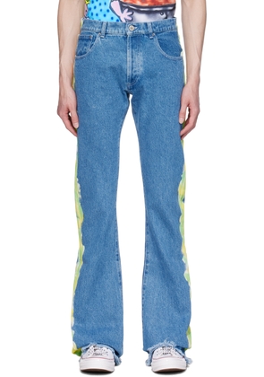 Sky High Farm Workwear Blue Quil Lemons Edition Jeans