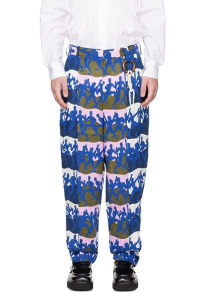 Charles Jeffrey LOVERBOY Multicolor Tapered Trousers