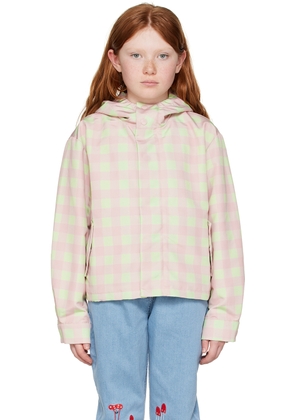 Stella McCartney Kids Pink & Green Check Jacket