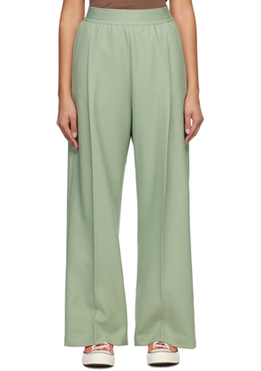 Stockholm (Surfboard) Club Green Pleated Trousers