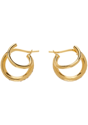 Panconesi SSENSE Exclusive Gold Crystal Stellar Earrings