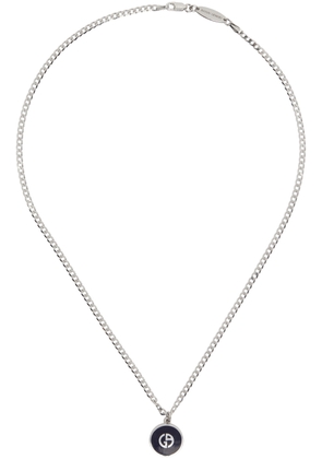 Giorgio Armani Silver Curb Chain Necklace