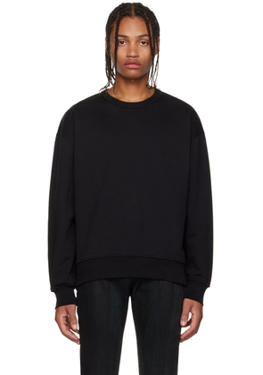 FRAME Black Printed Sweatshirt