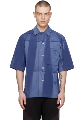 JiyongKim Blue Sun-Bleached Shirt