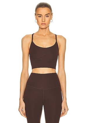Varley Always Surrey Top in Coffee Bean - Brown. Size XS (also in ).