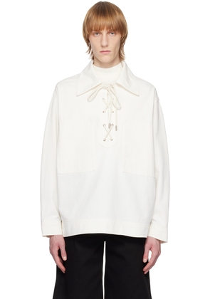 System Off-White Lace-Up Shirt
