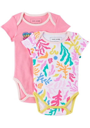 Marc Jacobs Two-Pack Baby Pink & White Bodysuits