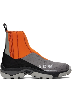 A-COLD-WALL* Orange & Gray NC.1 Dirt Boots