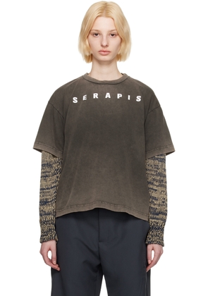 Serapis Gray Sun-Faded T-Shirt