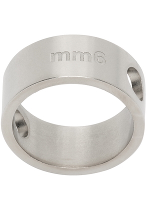 MM6 Maison Margiela Silver Band Ring
