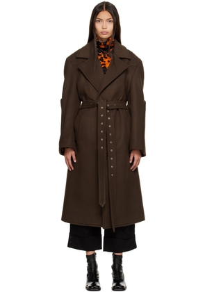 Commission Brown Belted Coat
