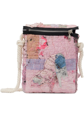 WESTFALL Pink Antique Quilt Snoppy Bag