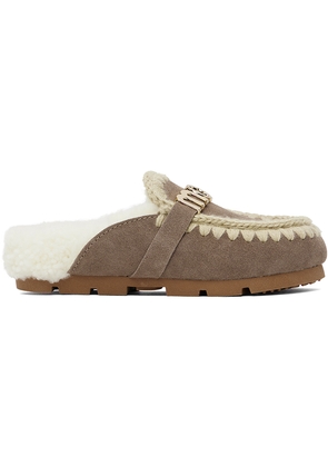 Mou Taupe Winter Bio Loafers