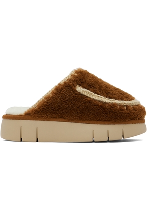 Mou Brown Bounce Slippers