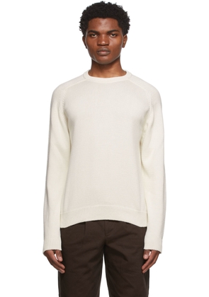 Noah Off-White Cotton Sweater