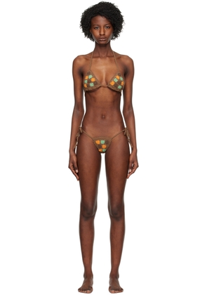 Akoia Brown Dahlia Bikini