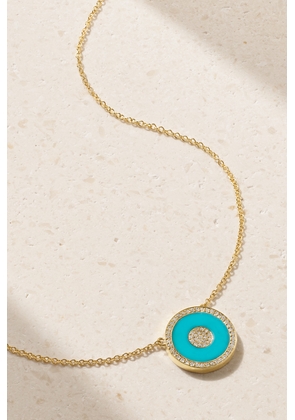 Jennifer Meyer - Mini Evil Eye 18-karat Gold, Turquoise And Diamond Necklace - One size