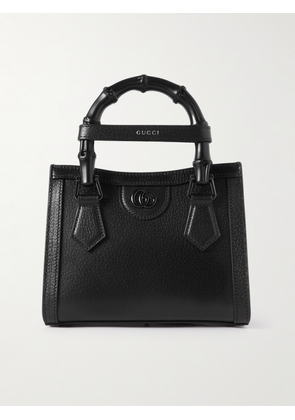 Gucci - Diana Mini Textured-leather Tote - Black - One size