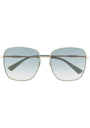 Moschino Eyewear oversize-frame sunglasses - Green