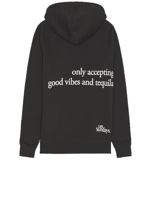 Los Sundays The Good Hoodie in Charcoal. Size M, S, XL/1X, XS.