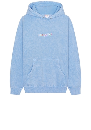 Stay Cool Classic Mineral Hoodie in Baby Blue. Size M, XL/1X.