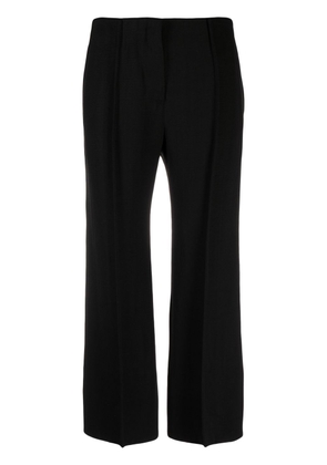 Jil Sander straight-leg cropped trousers - Black