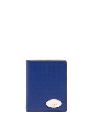 Mulberry trifold leather wallet - Blue