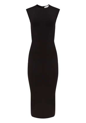 Nina Ricci crew-neck sleeveless midi dress - Black